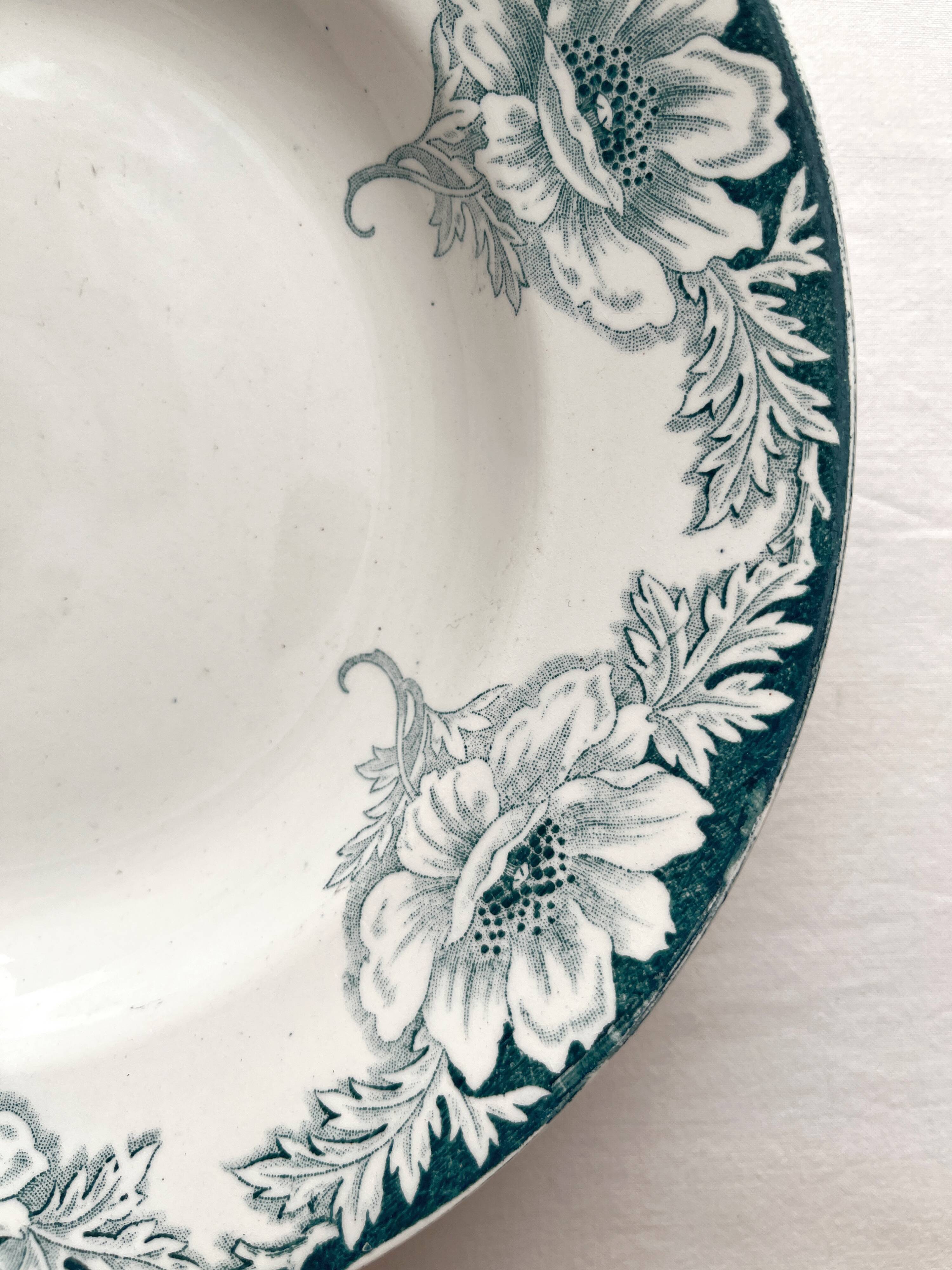 6 Suzanne, Saint Amand and Hamage ironstone soup plates
