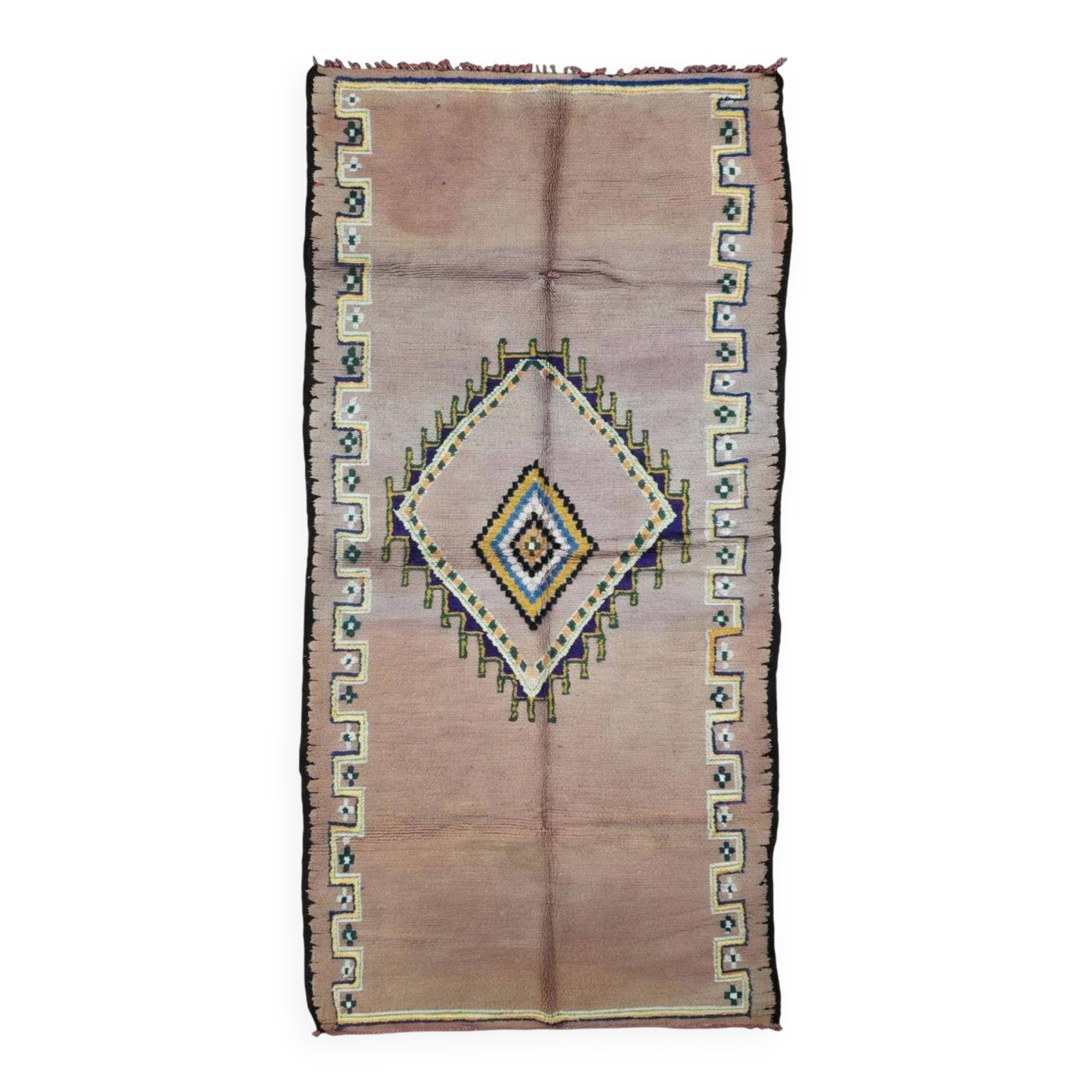 Berber Moroccan Rug - 376 x 163 cm