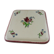 Old table mat décor Lorraine, ceramic from Gien