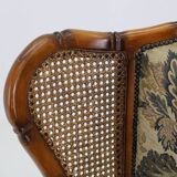 1960s Pair of Rattan Armchairs , Italy