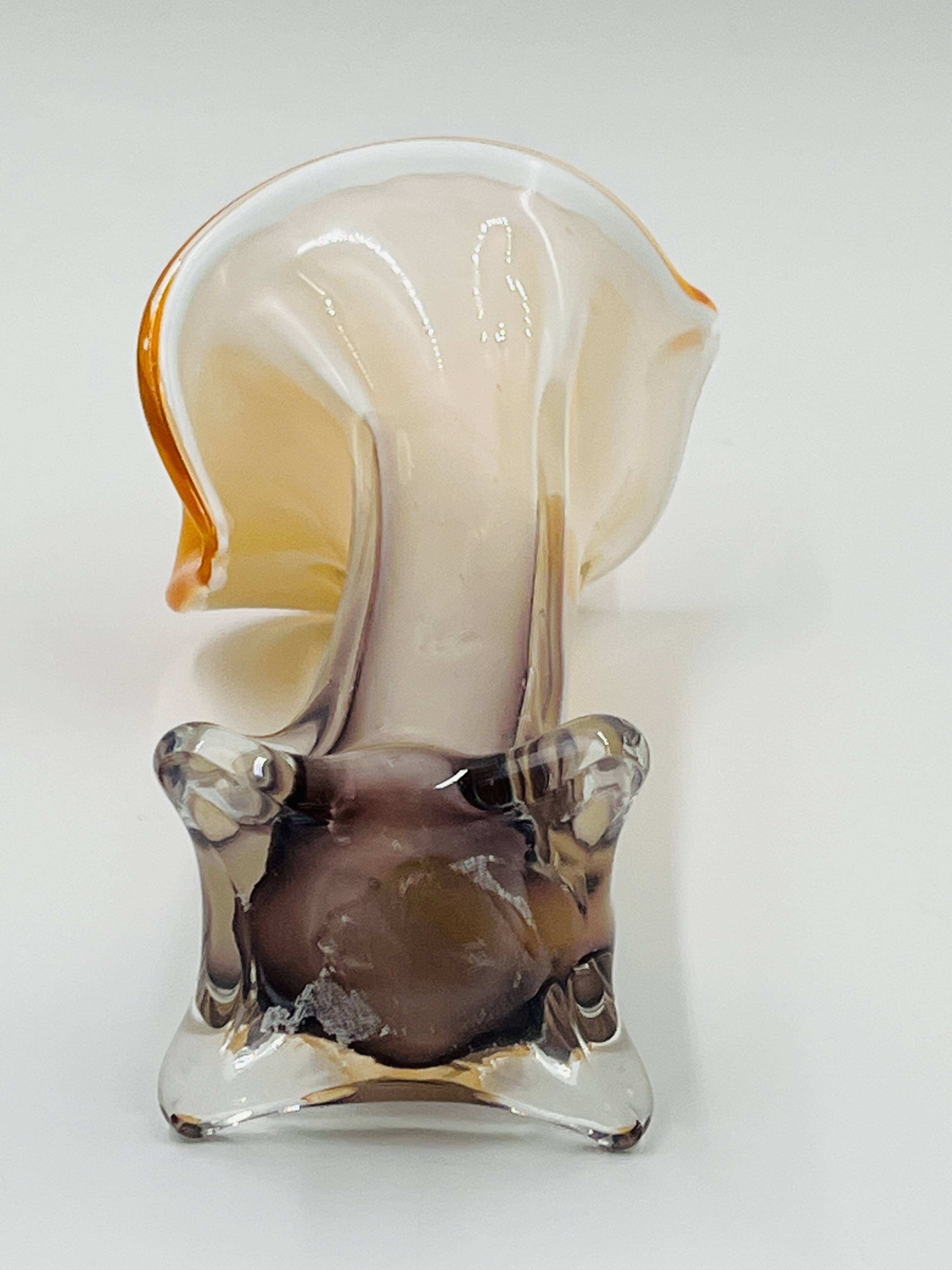 Arum vase in Murano glass