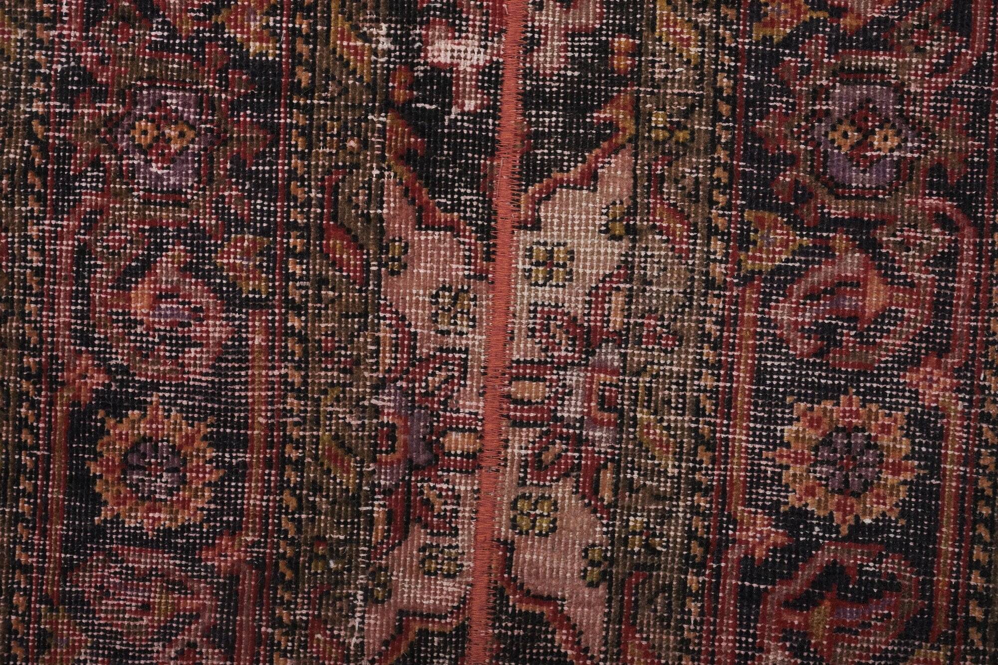Vintage Turkish hallway rug 65x407 cm