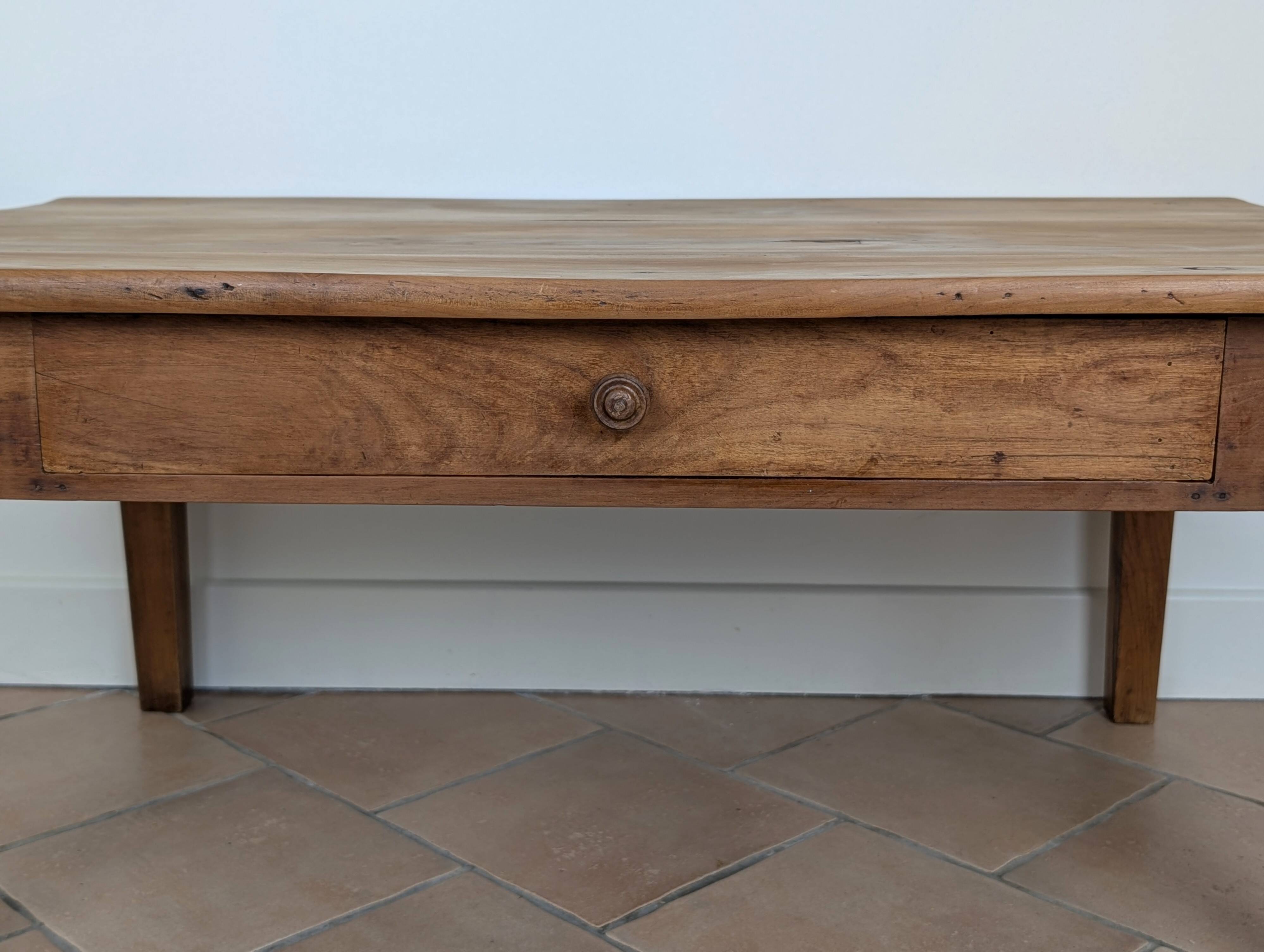 Walnut coffee table