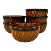 Set of 6 Boch La Louvière bowls