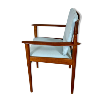 Fauteuil en teck danois par Grete Jalk années 1960