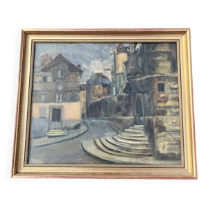 tableau Scène urbaine,