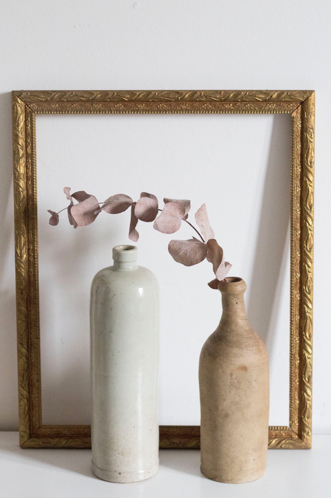 Bottle made of ancient sandstone