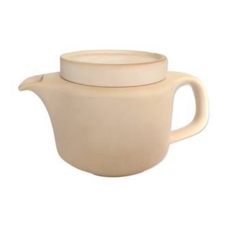 Signed matt earthenware teapot