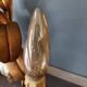 Gold metal wall light