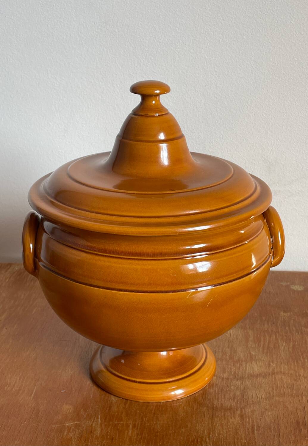 Ceramic soup tureen from Biot pottery