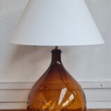 Vintage demijohn lamp