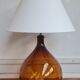 Lampe dame jeanne vintage