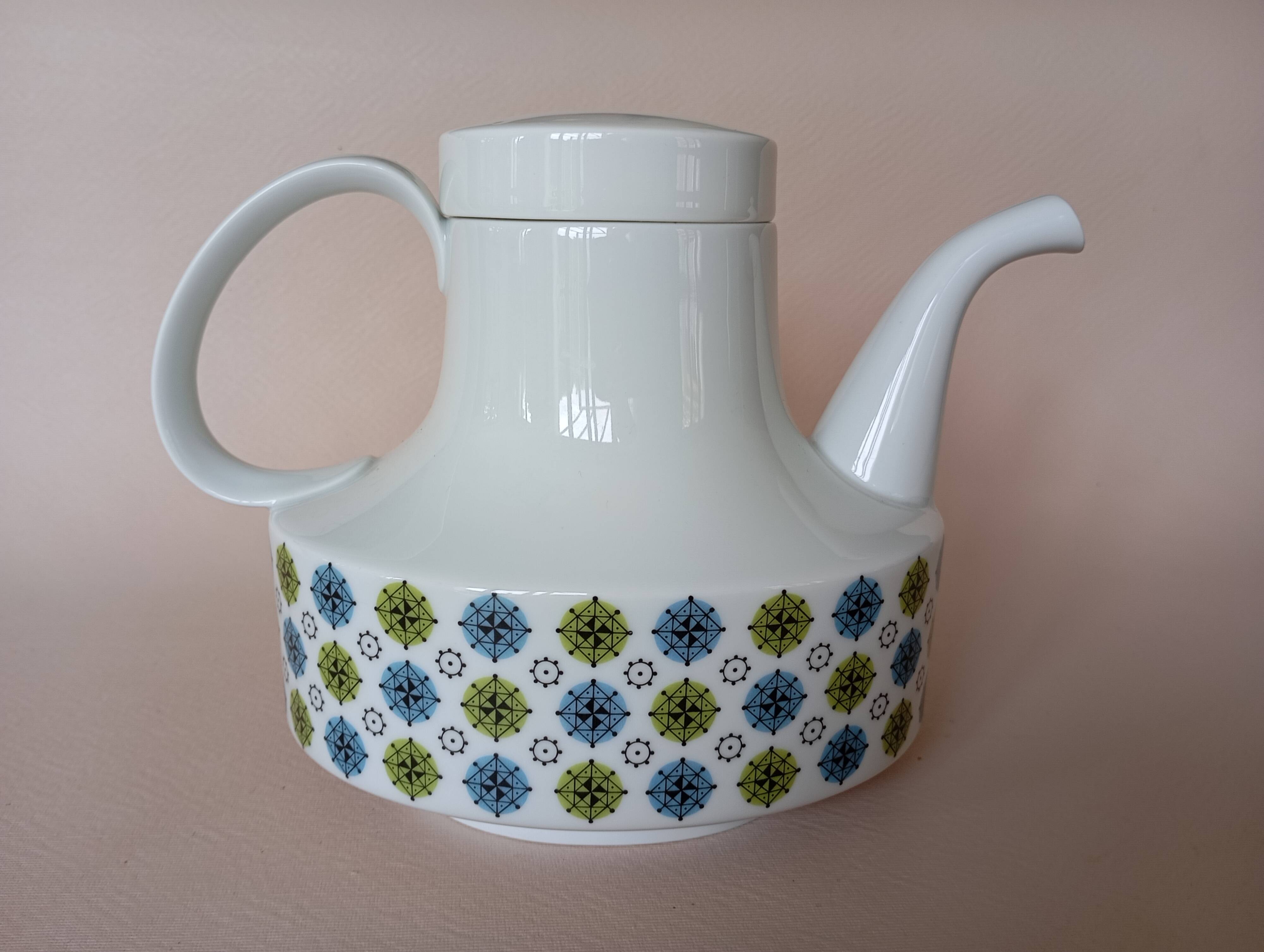 Service 8 cups "Rosette Taïga" Tapio Wirkkala & Ute Schröder for Rosenthal, ca 1970