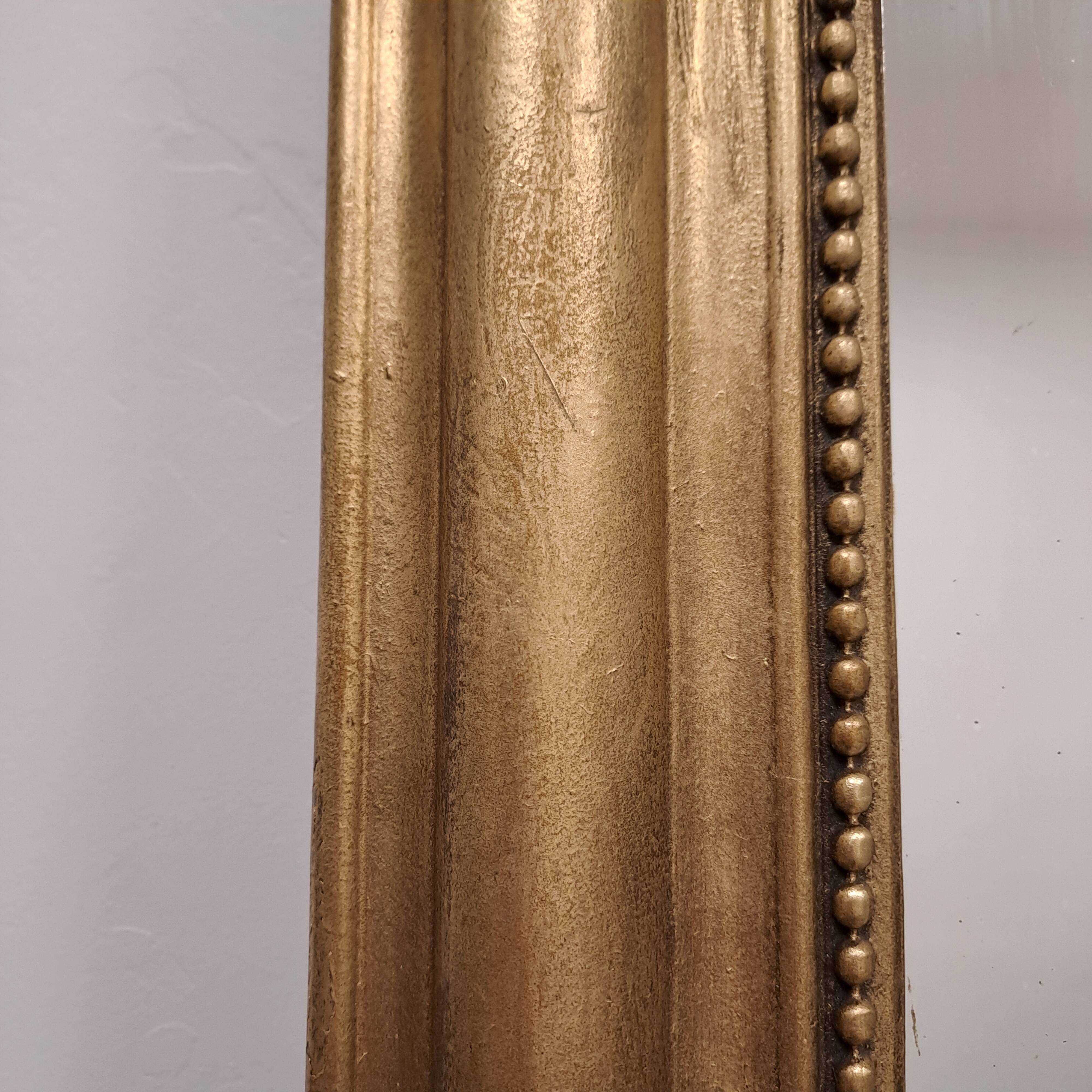 Antique Louis Philippe period gilded mirror