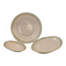 3 antique dishes SFP porcelain France