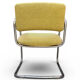 Fauteuil vintage Strafor Steelcase 421, vert chiné