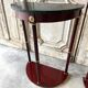 Paire de consoles, chevets table en acajou