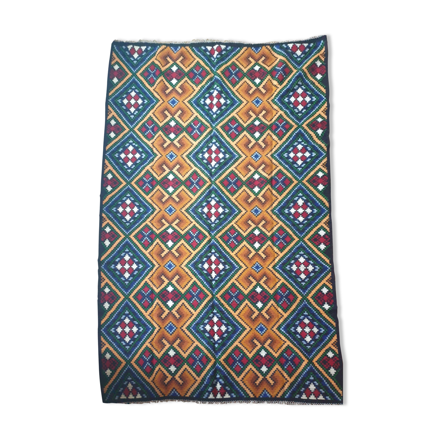 Romanian rug handwoven in wool