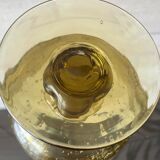 Glass - biot bowl in blown and bubbled glass