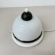 Vintage brown and white wall lamp sconce , 1970s