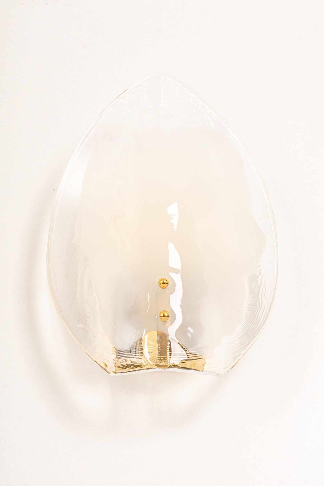 Kalmar wall sconces in brass and Murano glass, Austria, 1970s.