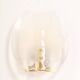 Kalmar wall sconces in brass and Murano glass, Austria, 1970s.