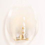 Kalmar wall sconces in brass and Murano glass, Austria, 1970s.