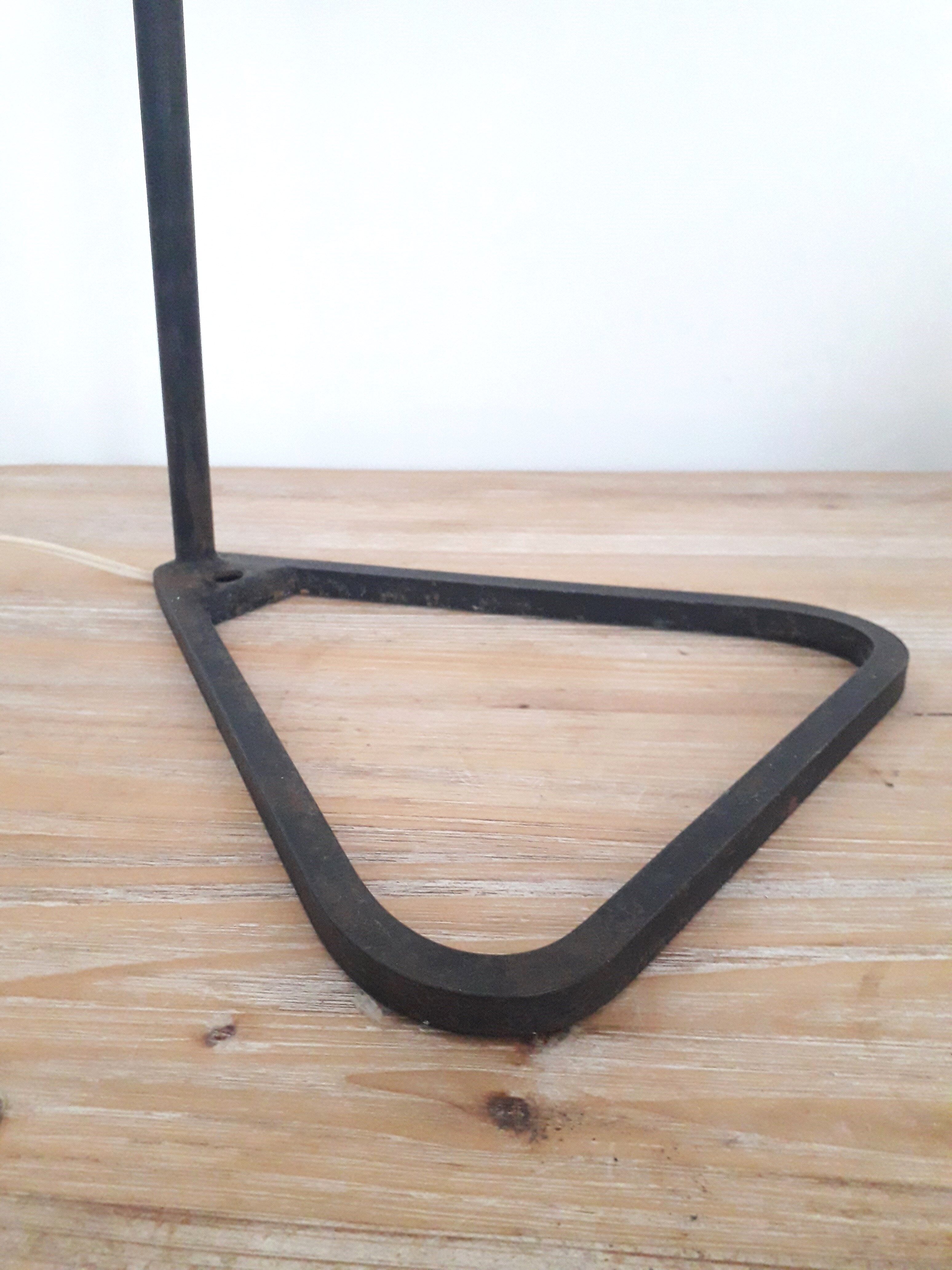Desk / industrial lamp - Iron Enamelled Sheet Metal Green and White - 1940