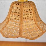 Vintage rattan pendant lamp