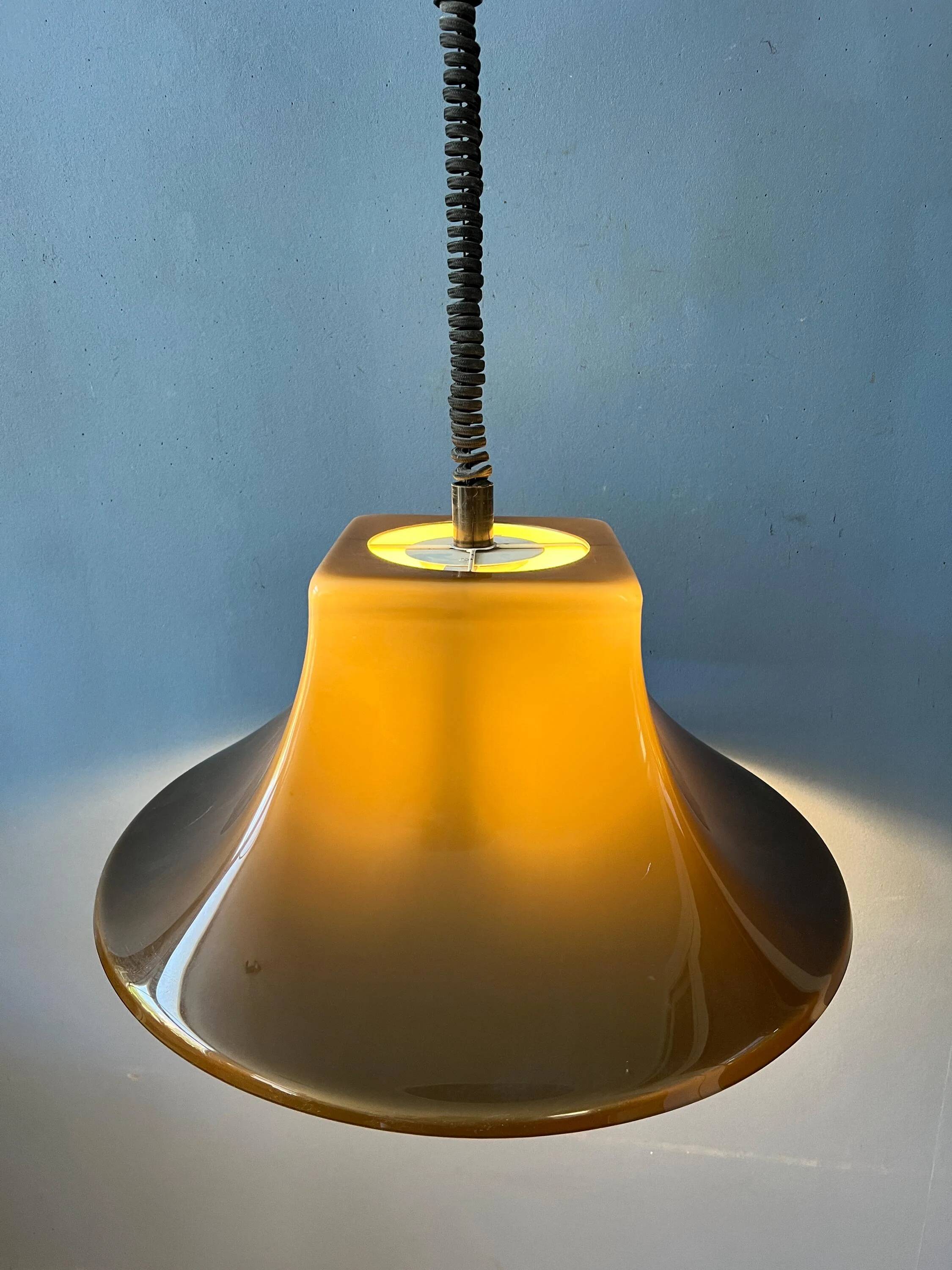 Plexiglass suspension "Witch Hat" by Willem Hagoort