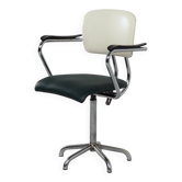 Industrial office chair with armrests by toon de wit for de wit, 1950s | gr