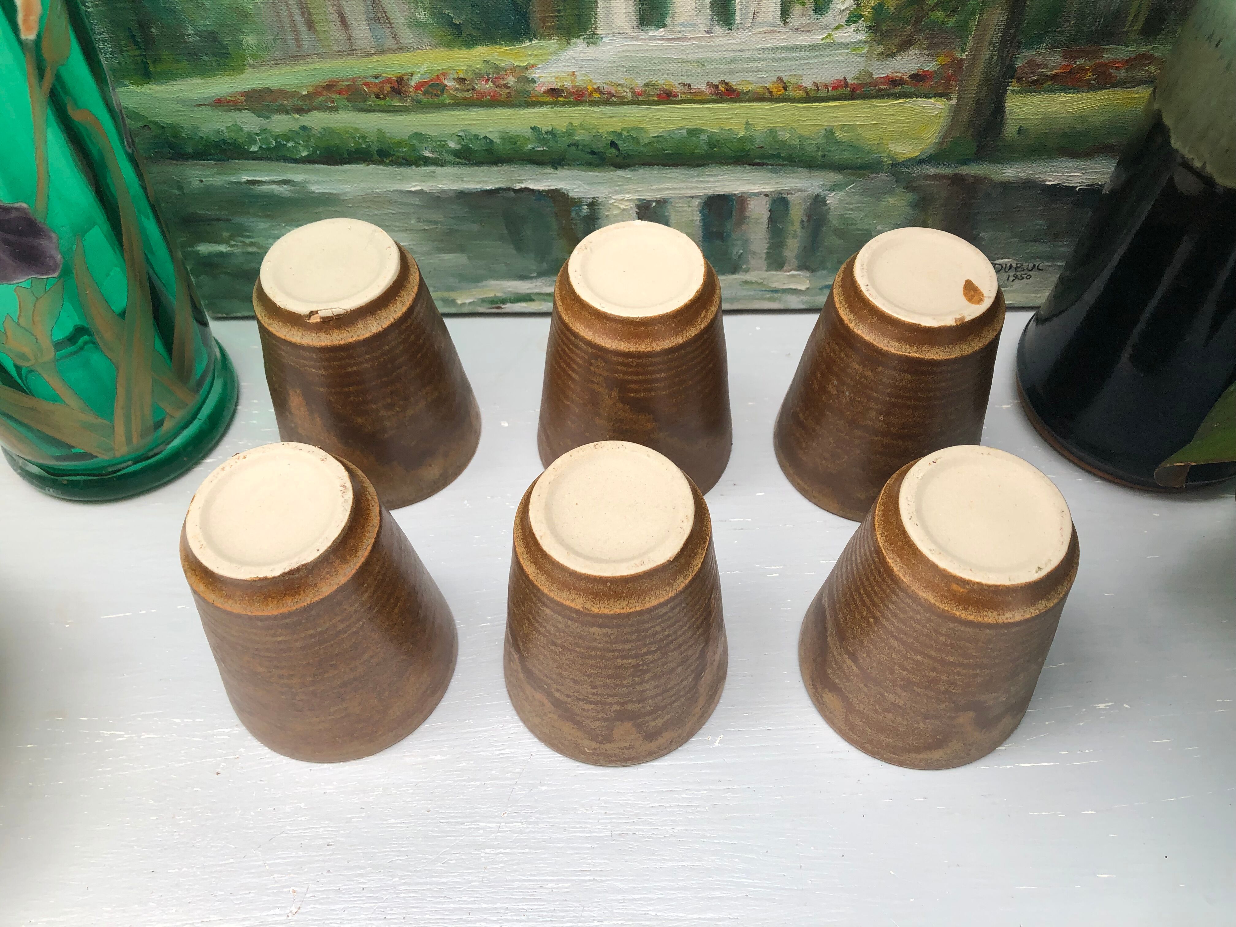 Set of 6 Gres glasses