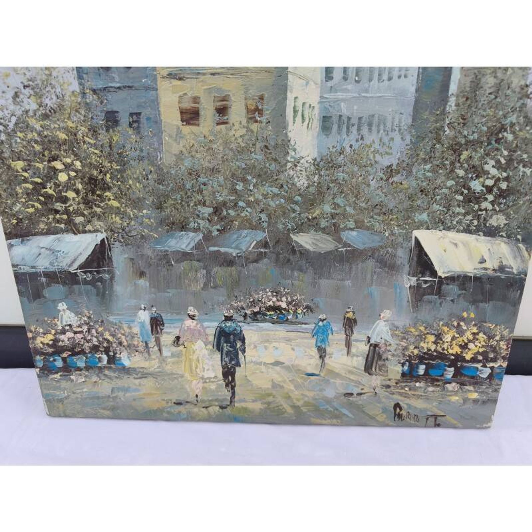 Huile sur toile Louis Anthony Burnett