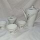 Cafetière porcelaine de Sologne et tasses