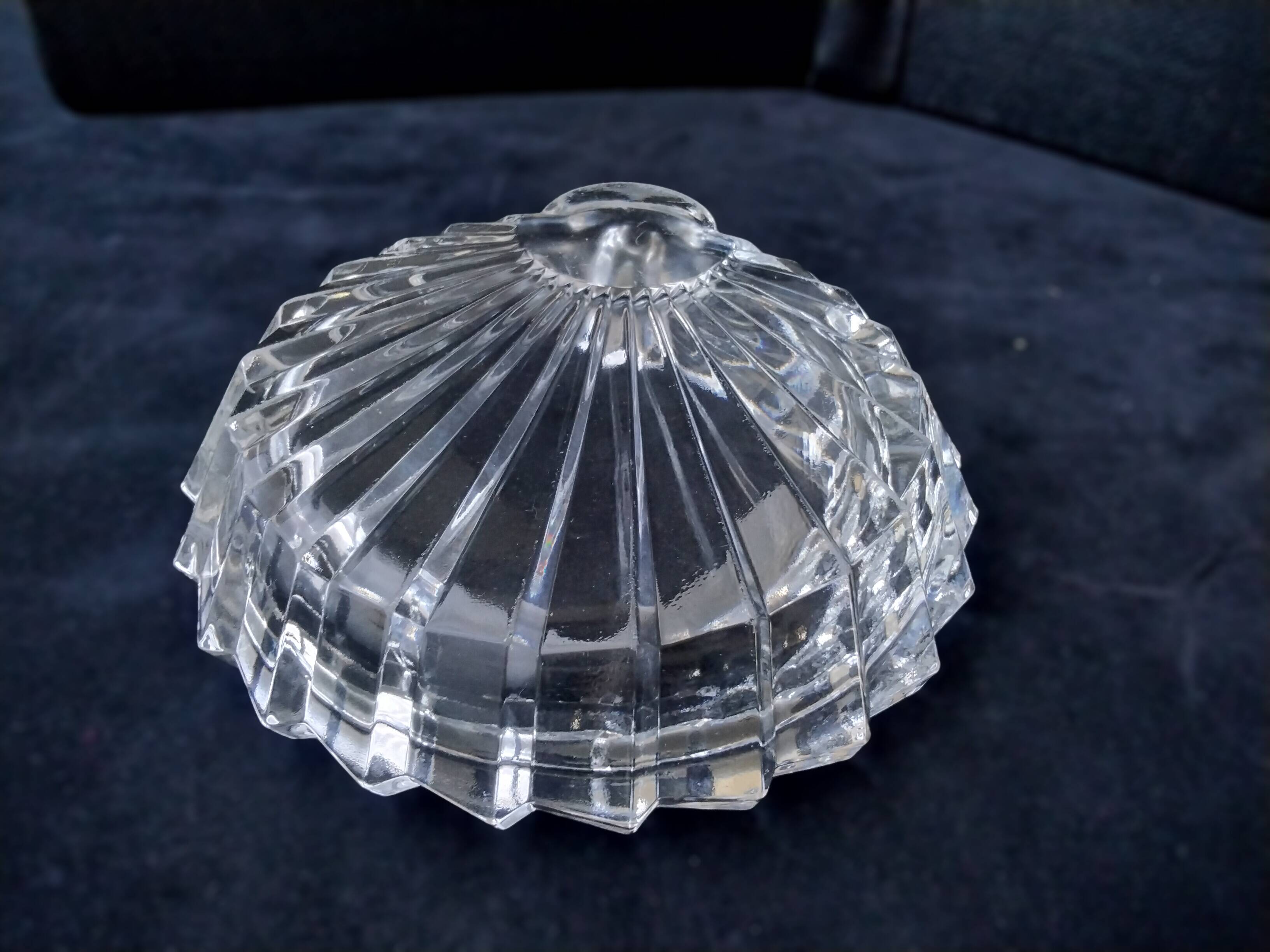 Crystal trinket tray, ashtray