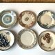 6 vintage plates