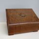 Old wooden storage box