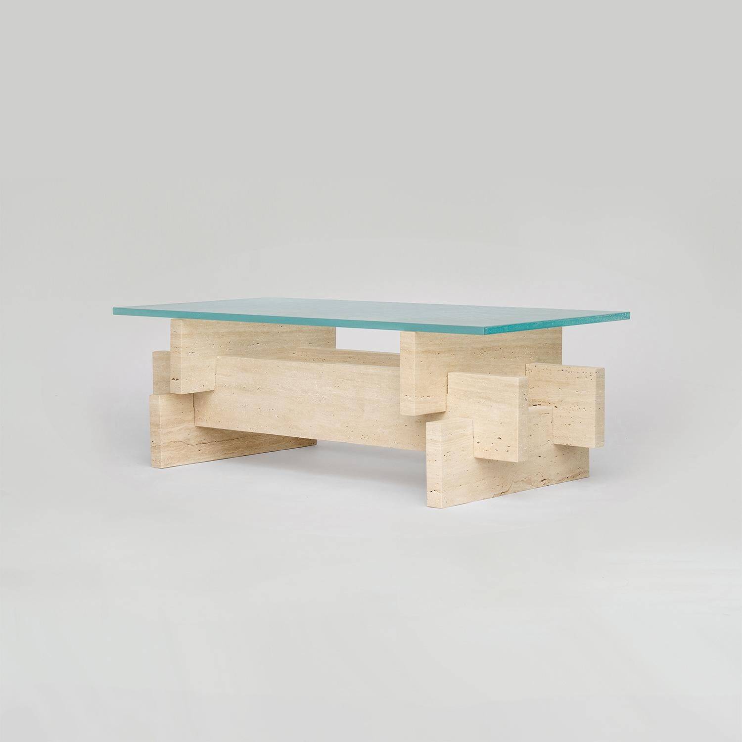 Table basse en verre 'BERLIN'