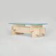 Table basse en verre 'BERLIN'