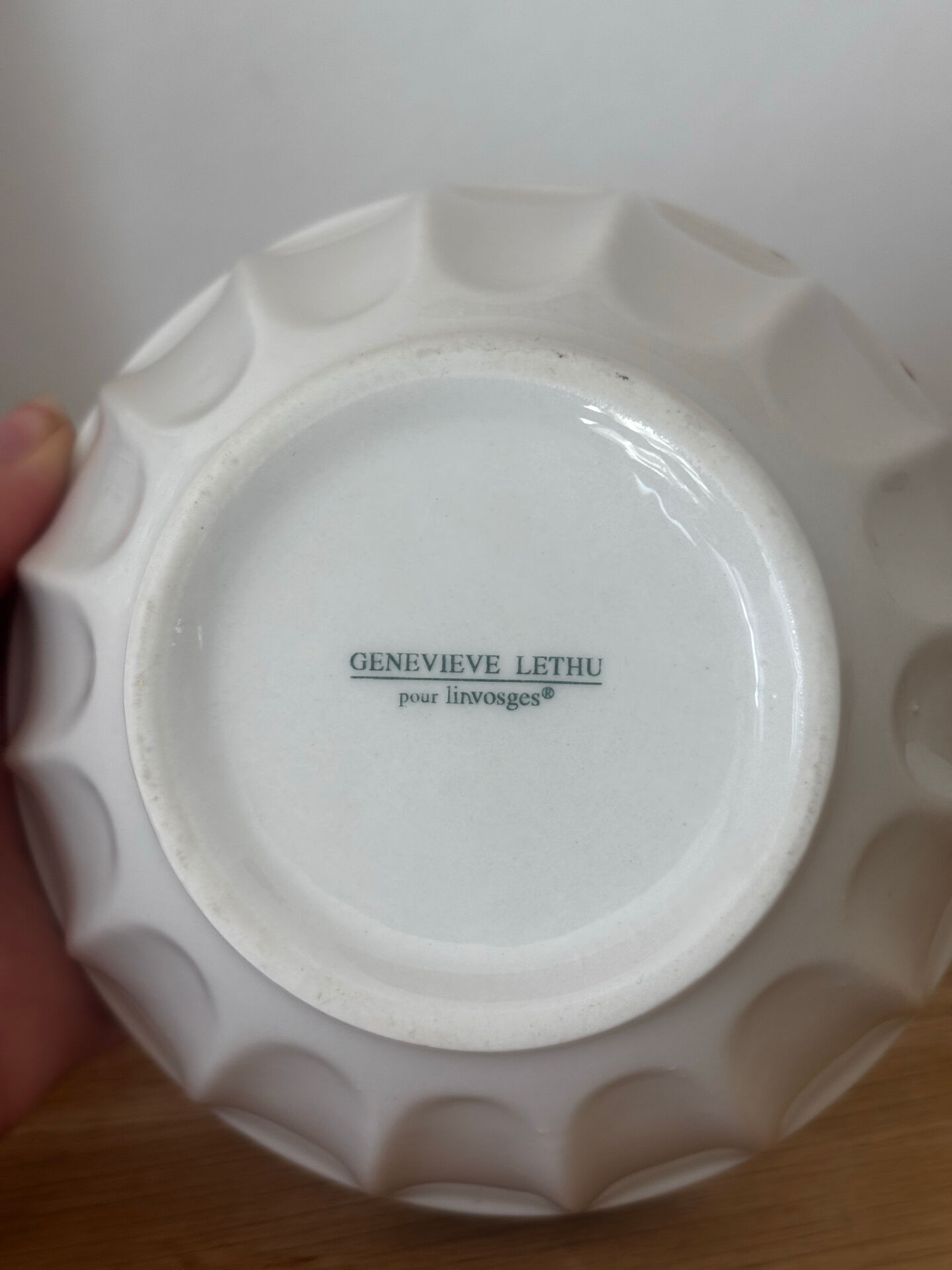 Set of 7 bowls Geneviève Lethu Linvosges cherries
