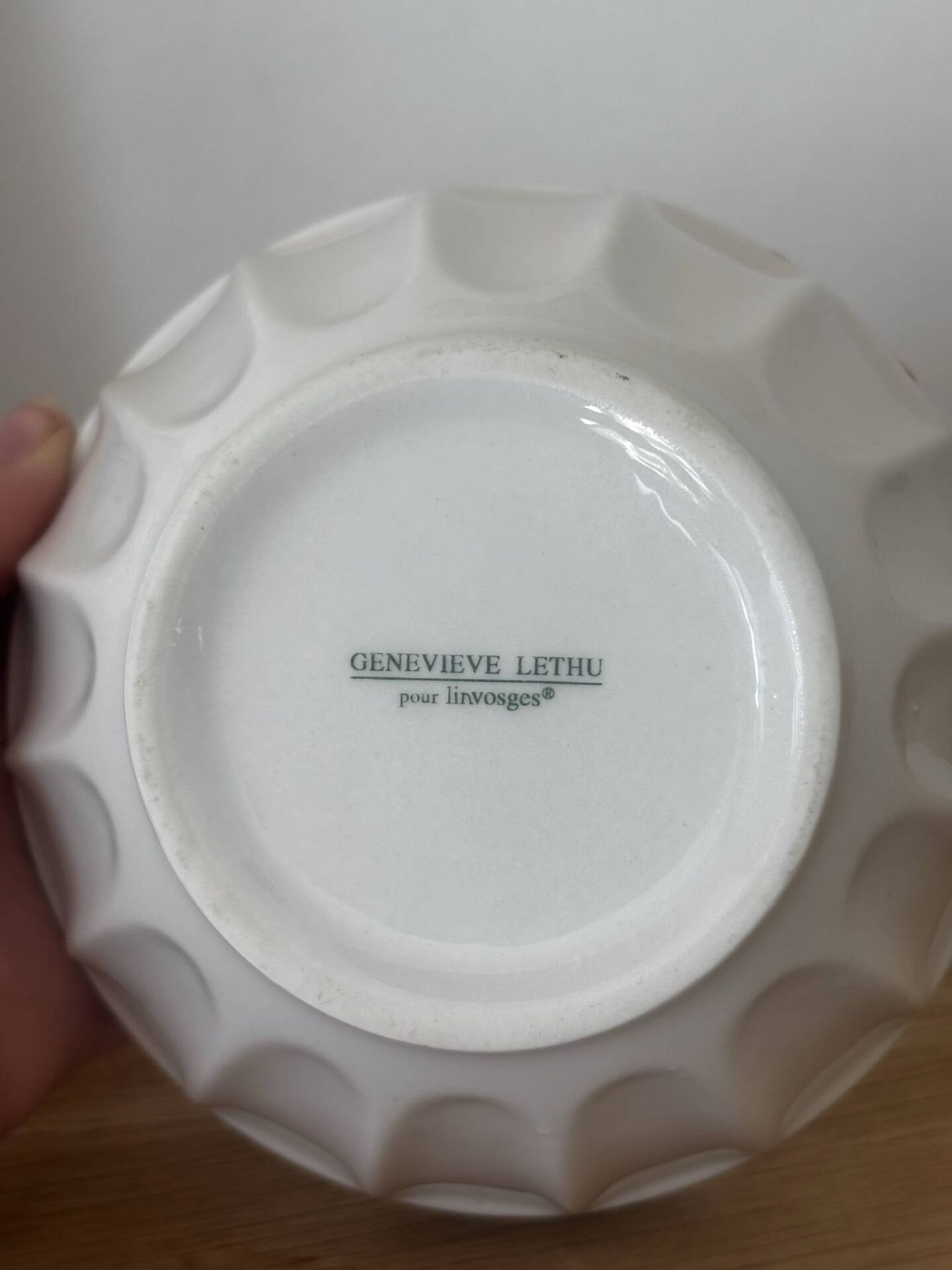 Set of 7 bowls Geneviève Lethu Linvosges cherries