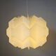 Rare large pendant from the mid-century, Le Klint style, Denmark, 1970