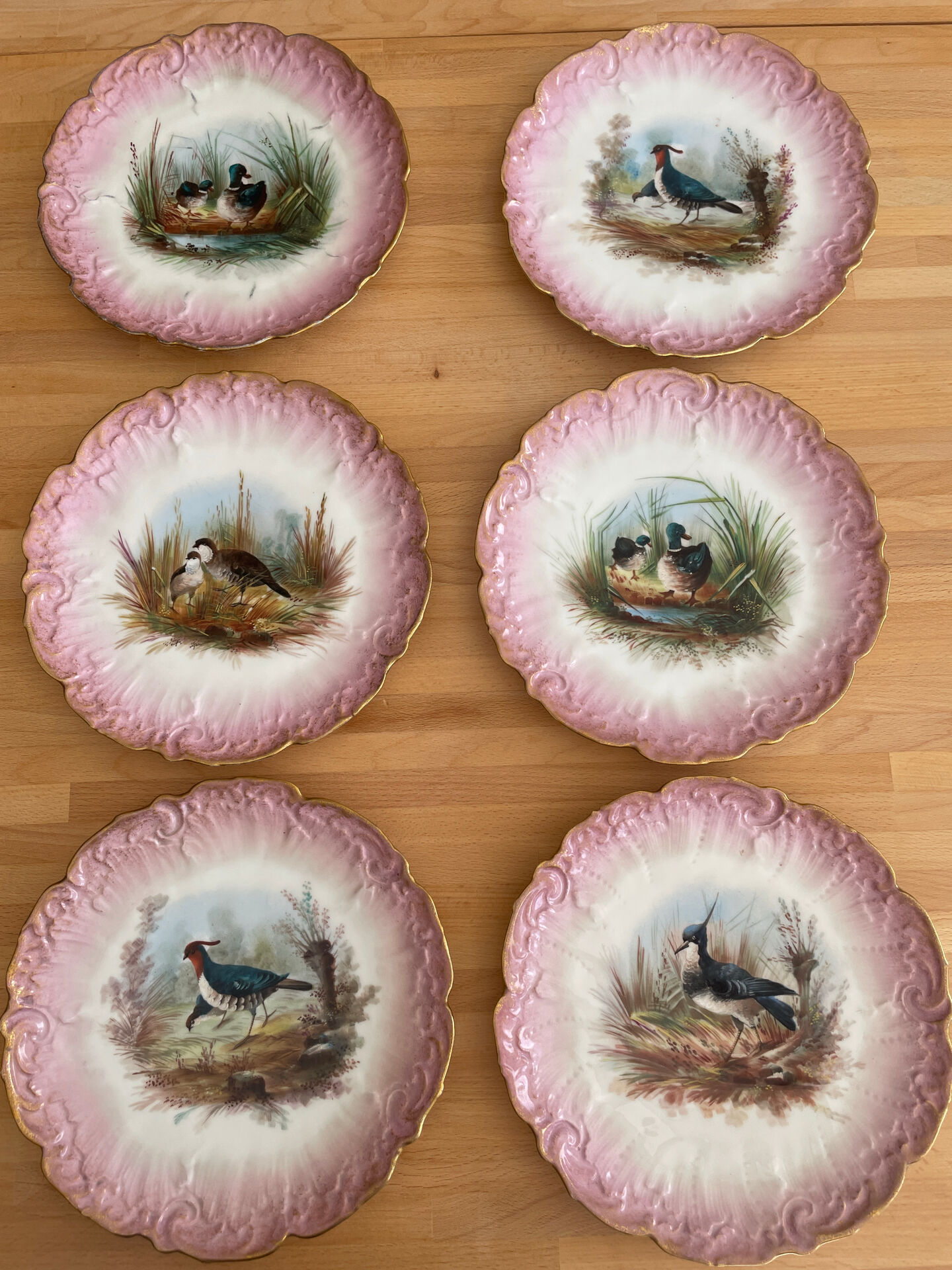 Hand-painted plates