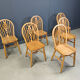 Set of 6 vintage Ercol dining chairs, 1950s