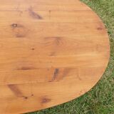 Oval cherry farmhouse table