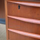 Bureau danois en teck double faces
