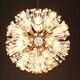 Brass chandelier with pendants Starburst by Emil Stejnar, Austria, 1960s