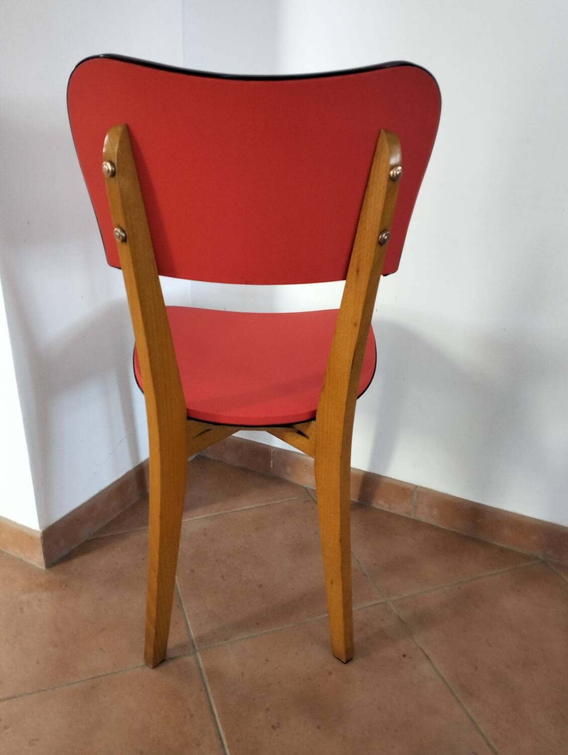 Red chair from the 1950s