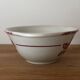 Vintage earthenware bowl with pink floral design from Badonviller.
