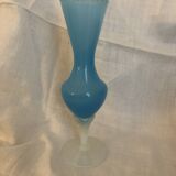 Blue opaline vase